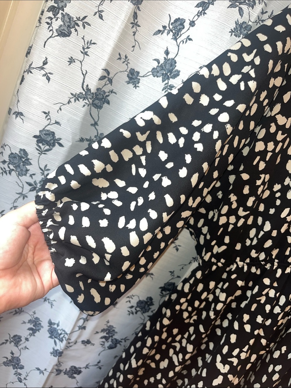 Umgee Leopard Print Asymmetrical Midi Dress - Picture 3 of 6